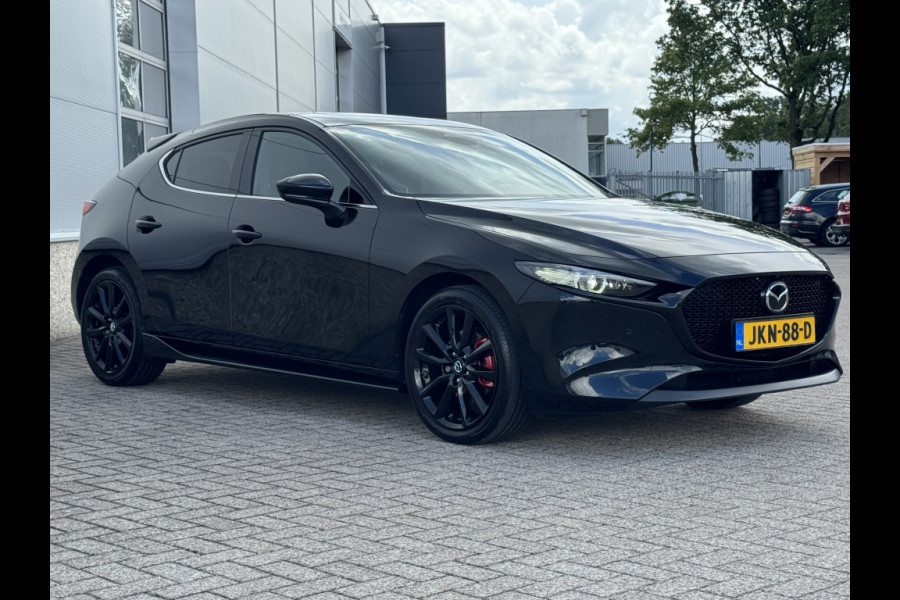 Mazda 3 2.0 ltr, 187pk X, Takumi, AERO PACK! ROOD LEDER