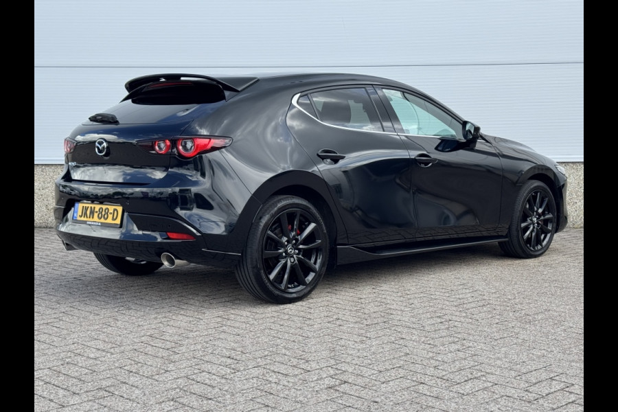 Mazda 3 2.0 ltr, 187pk X, Takumi, AERO PACK! ROOD LEDER