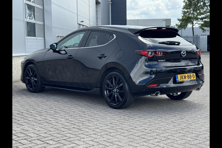 Mazda 3 2.0 ltr, 187pk X, Takumi, AERO PACK! ROOD LEDER