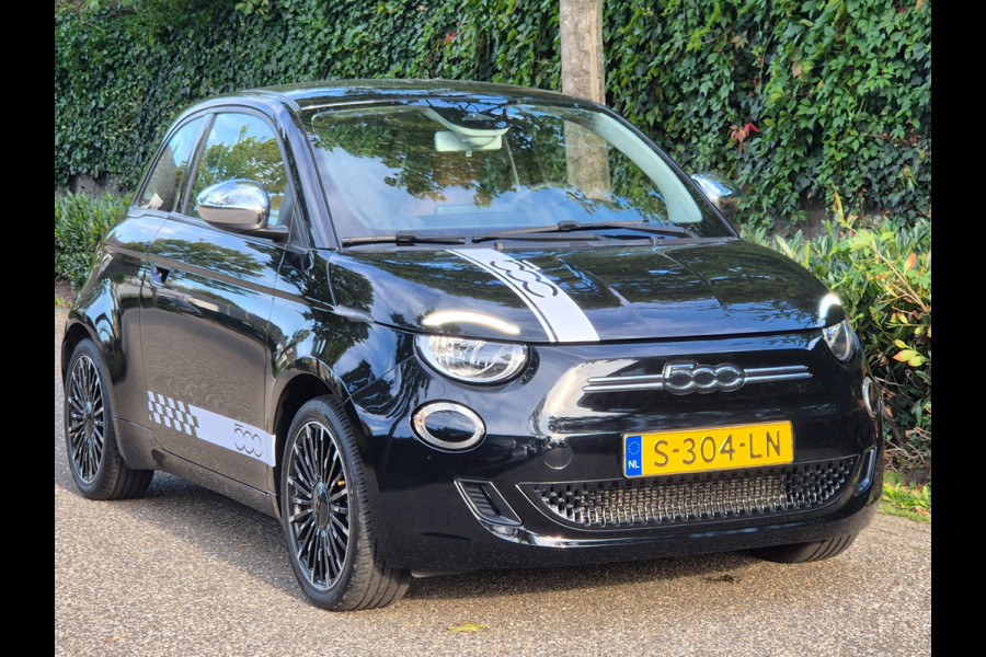 Fiat 500 42 kWh Top SoH 93% CarPlay Special Edition Amaretto Rund Leder interieur 2e Eig NAP