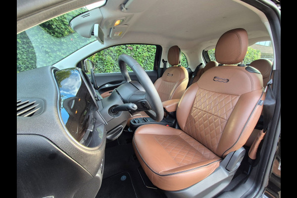 Fiat 500 42 kWh Top SoH 93% CarPlay Special Edition Amaretto Rund Leder interieur 2e Eig NAP