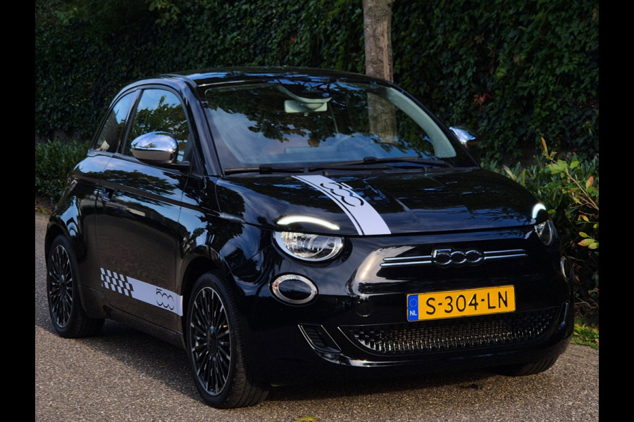 Fiat 500 42 kWh Top SoH 93% CarPlay Special Edition Amaretto Rund Leder interieur 2e Eig NAP