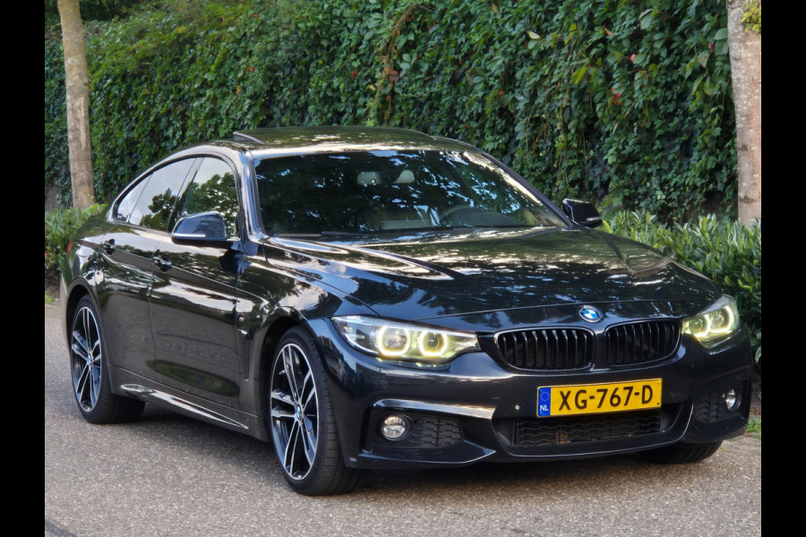 BMW 4 Serie Gran Coupé 420i M Sport High Ex Pano CarPlay Keyless Hifi Camera Shadow Line 19inch M Velgen 420i High Executive
