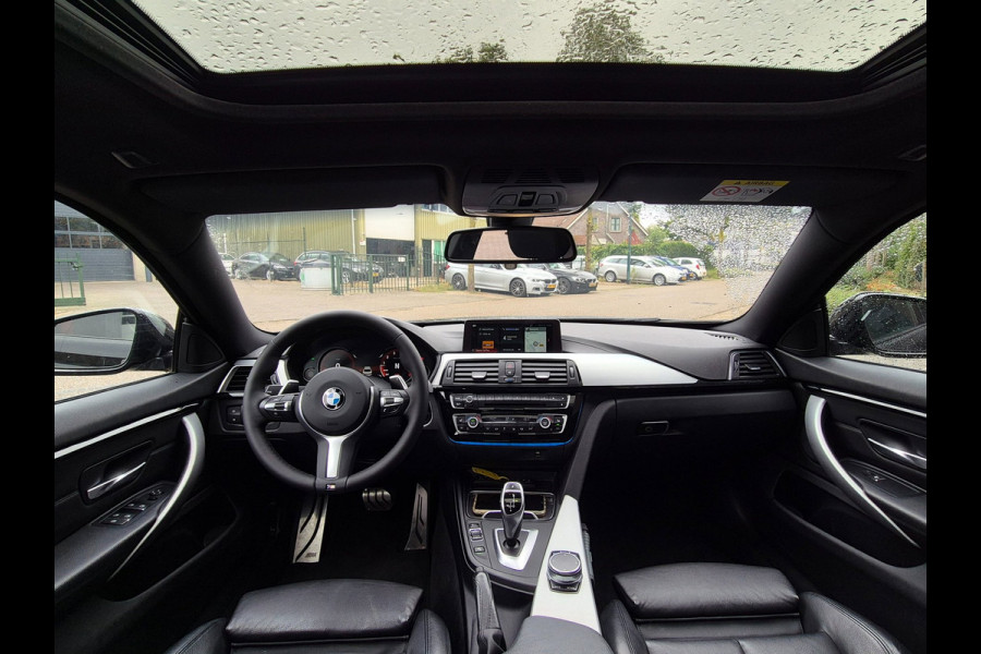 BMW 4 Serie Gran Coupé 420i M Sport High Ex Pano CarPlay Keyless Hifi Camera Shadow Line 19inch M Velgen 420i High Executive
