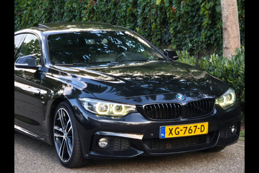BMW 4 Serie Gran Coupé 420i M Sport High Ex Pano CarPlay Keyless Hifi Camera Shadow Line 19inch M Velgen 420i High Executive