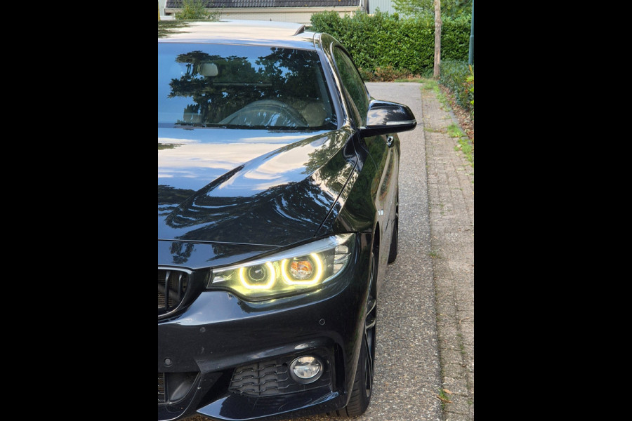 BMW 4 Serie Gran Coupé 420i M Sport High Ex Pano CarPlay Keyless Hifi Camera Shadow Line 19inch M Velgen 420i High Executive