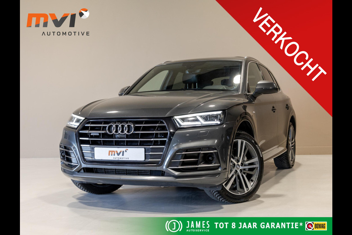 Audi Q5 55 TFSI e quattro Competition SoH 100% 367pk / Panorama dak / Adaptieve cruise control / Stoelverwarming / Dodehoekdetectie / Achtertuitrijcamera / Apple carplay /