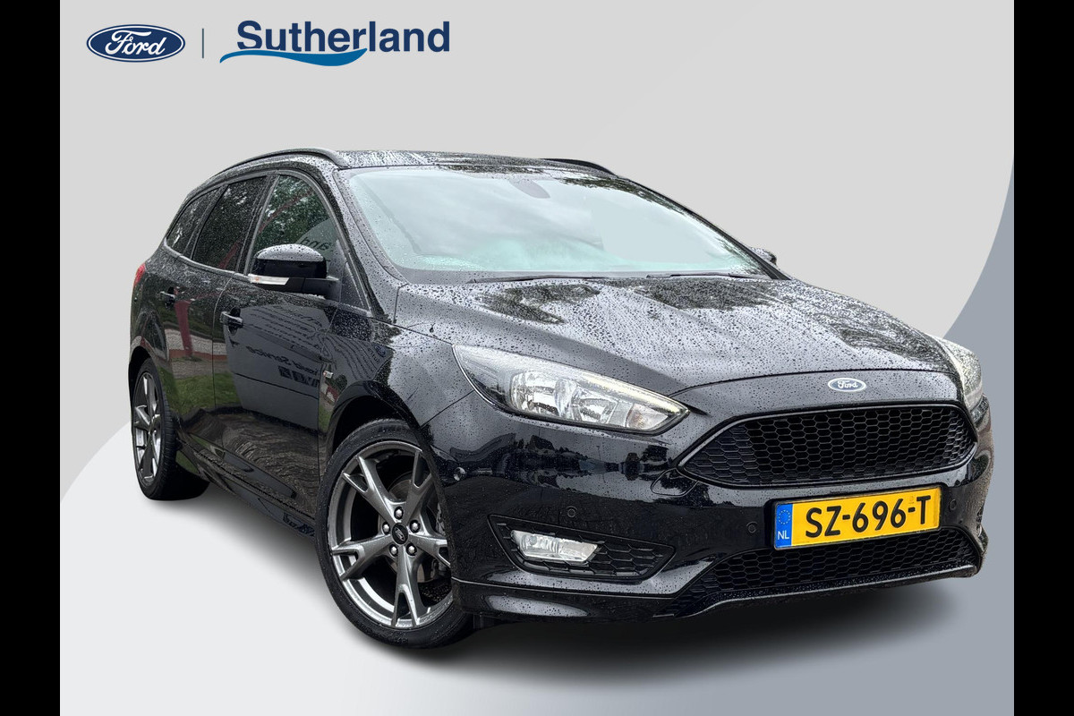 Ford FOCUS Wagon 1.0 ST-Line 125pk Trekhaak | 18 inch velgen | Climate control | Voorruit verwarming | NLD auto | Carplay, Android auto