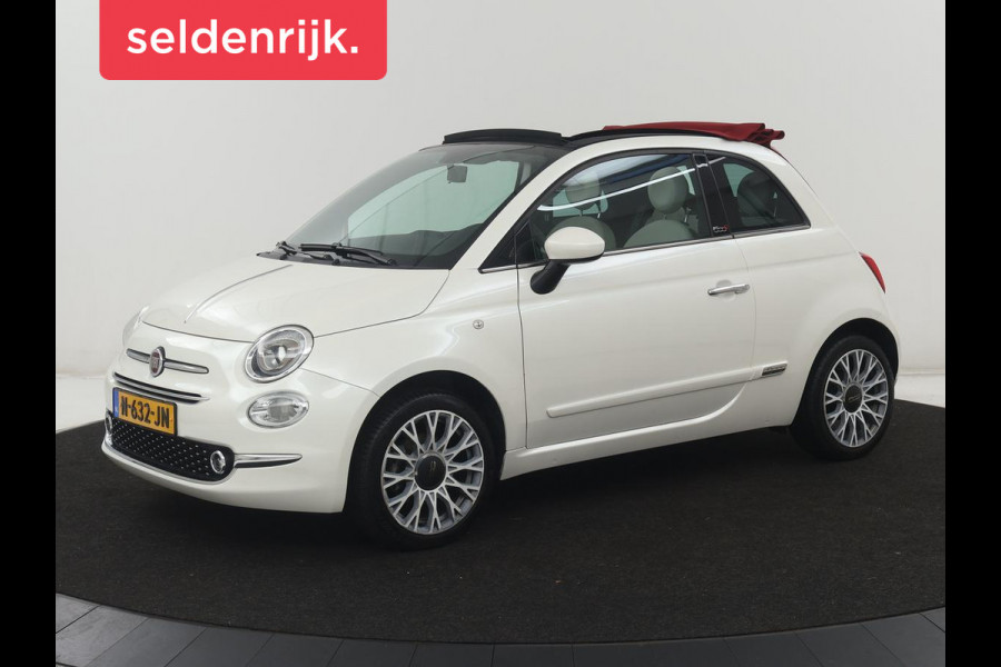Fiat 500 1.0 Hybrid Launch Edition | Vouwdak | Leder | Bluetooth | Navigatie | Virtueel dashboard | 16" velgen