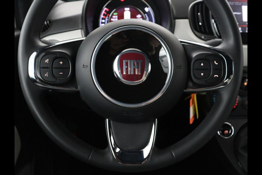 Fiat 500 1.0 Hybrid Launch Edition | Vouwdak | Leder | Bluetooth | Navigatie | Virtueel dashboard | 16" velgen