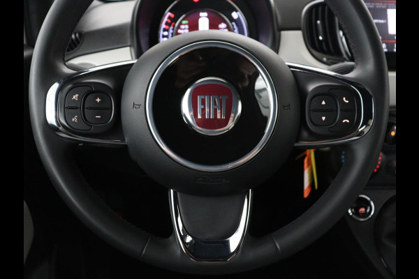 Fiat 500 1.0 Hybrid Launch Edition | Vouwdak | Leder | Bluetooth | Navigatie | Virtueel dashboard | 16" velgen