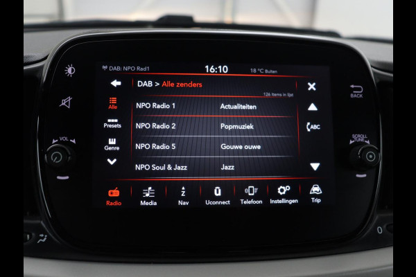 Fiat 500 1.0 Hybrid Launch Edition | Vouwdak | Leder | Bluetooth | Navigatie | Virtueel dashboard | 16" velgen