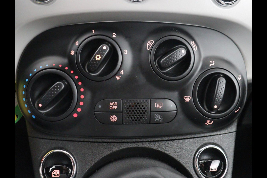 Fiat 500 1.0 Hybrid Launch Edition | Vouwdak | Leder | Bluetooth | Navigatie | Virtueel dashboard | 16" velgen