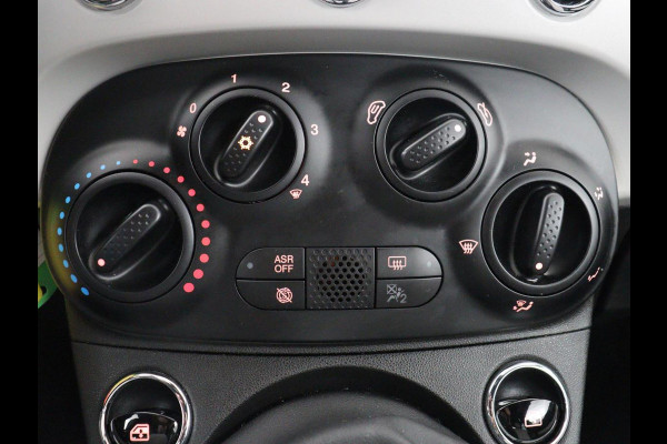 Fiat 500 1.0 Hybrid Launch Edition | Vouwdak | Leder | Bluetooth | Navigatie | Virtueel dashboard | 16" velgen