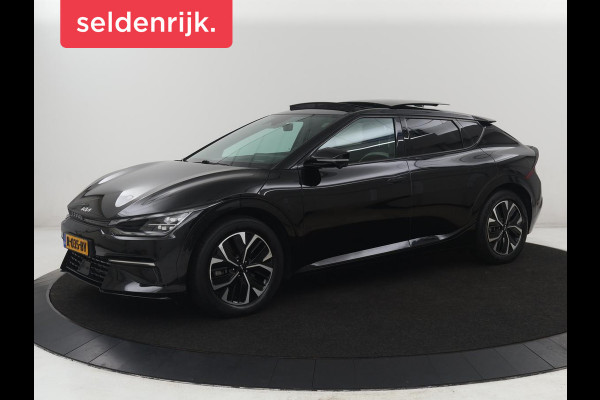 Kia EV6 GT-Line 77.4 kWh | SOH 93,5% | Panoramadak | Stuur en stoelverwarming | Stoelverkoeling | Adaptive cruise | Lane assist | Carplay | 360 camera | Park assist | Sfeerverlichting