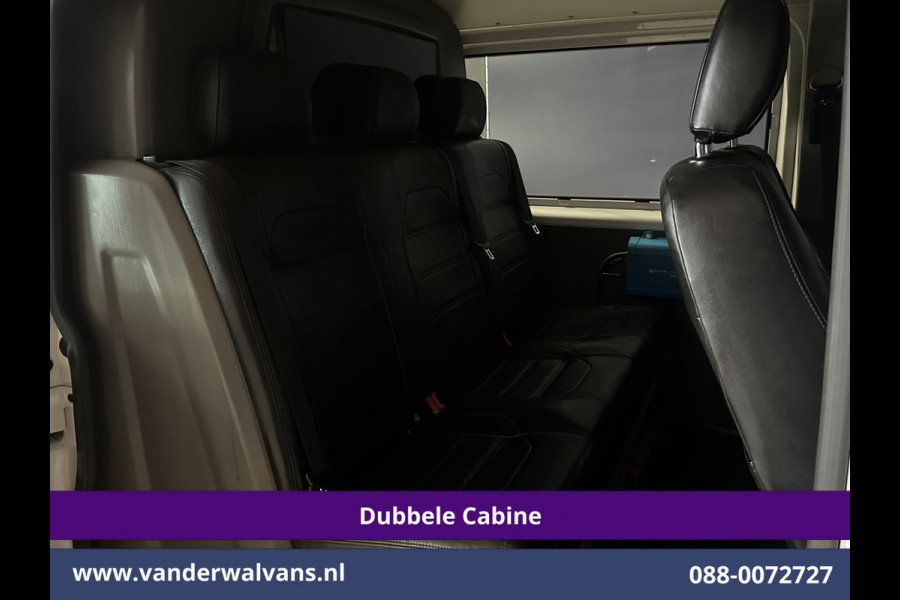 Volkswagen Transporter 2.0 TDI 150pk 4Motion L2H1 Dubbele Cabine Euro6 Airco | 5-Zits | Apple Carplay | Cruisecontrol | Omvormer Android Auto, 2500kg Trekhaak, Leder, Parkeersensoren, Achterklep