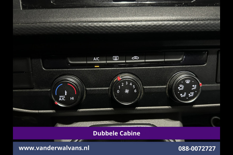 Volkswagen Transporter 2.0 TDI 150pk 4Motion L2H1 Dubbele Cabine Euro6 Airco | 5-Zits | Apple Carplay | Cruisecontrol | Omvormer Android Auto, 2500kg Trekhaak, Leder, Parkeersensoren, Achterklep
