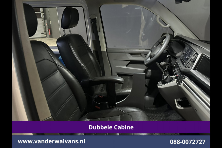 Volkswagen Transporter 2.0 TDI 150pk 4Motion L2H1 Dubbele Cabine Euro6 Airco | 5-Zits | Apple Carplay | Cruisecontrol | Omvormer Android Auto, 2500kg Trekhaak, Leder, Parkeersensoren, Achterklep
