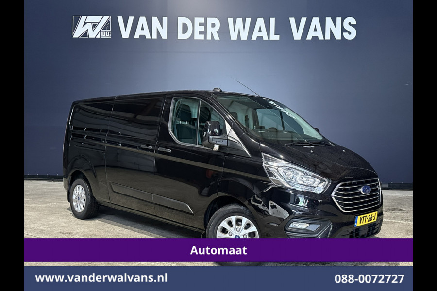 Ford Transit Custom 2.0 TDCI 130pk Automaat L2H1 Euro6 Airco | 2x zijdeur | Camera | LED | Apple Carplay | Cruisecontrol Verwarmde voorruit, LM velgen, Parkeersensoren, Bijrijdersbank