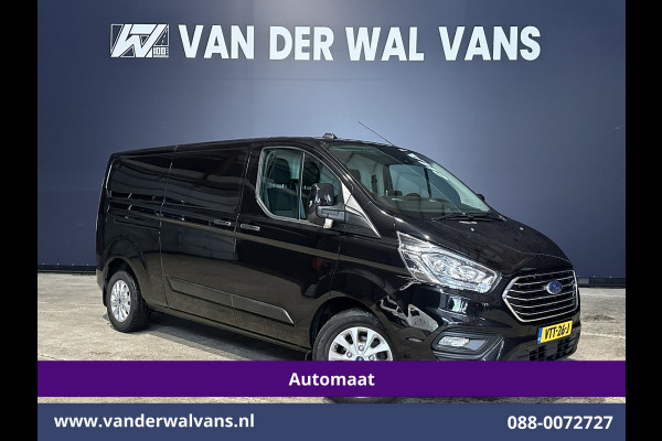 Ford Transit Custom 2.0 TDCI 130pk Automaat L2H1 Euro6 Airco | 2x zijdeur | Camera | LED | Apple Carplay | Cruisecontrol Verwarmde voorruit, LM velgen, Parkeersensoren, Bijrijdersbank