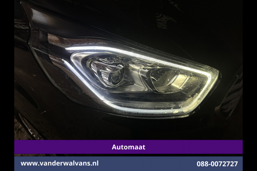 Ford Transit Custom 2.0 TDCI 130pk Automaat L2H1 Euro6 Airco | 2x zijdeur | Camera | LED | Apple Carplay | Cruisecontrol Verwarmde voorruit, LM velgen, Parkeersensoren, Bijrijdersbank