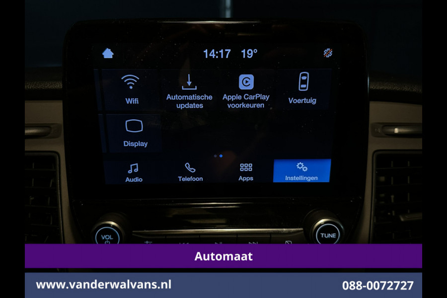 Ford Transit Custom 2.0 TDCI 130pk Automaat L2H1 Euro6 Airco | 2x zijdeur | Camera | LED | Apple Carplay | Cruisecontrol Verwarmde voorruit, LM velgen, Parkeersensoren, Bijrijdersbank