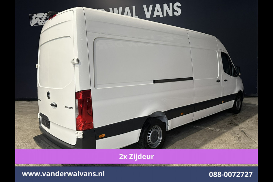 Mercedes-Benz Sprinter 315 CDI 150pk L3H2 Euro6 Airco | 2x zijdeur | Camera | Apple Carplay | Tachograaf Android Auto, Chauffeursstoel, Parkeersensoren