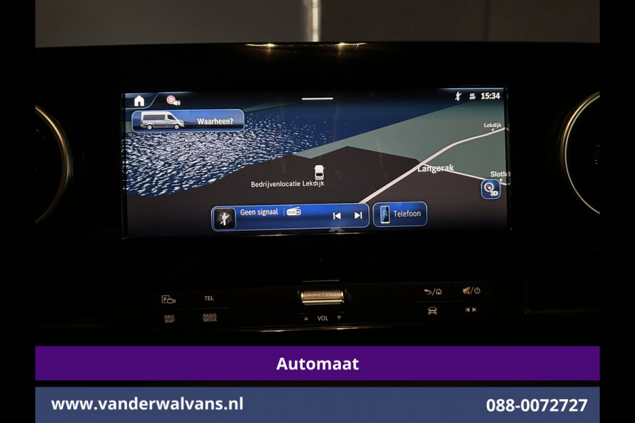 Mercedes-Benz Sprinter 317 CDI 170pk 9G-Tronic Automaat L2H2 Euro6 Airco | Camera | Navigatie | LED | Adaptieve Cruisecontrol Chauffeursstoel, Stoelverwarming, Parkeersensoren, Bijrijdersbank, 3500kg trekgewicht mogelijk!