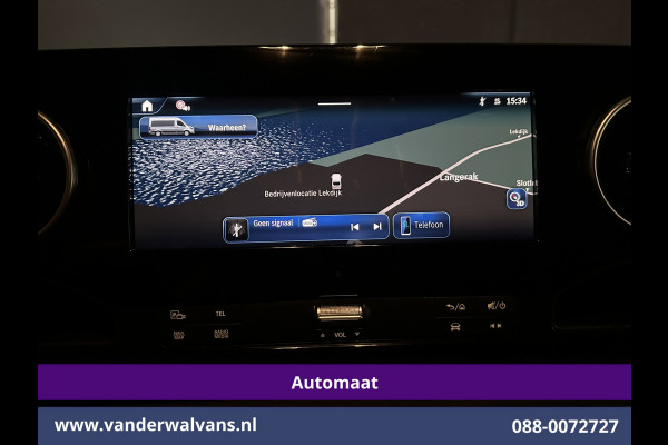Mercedes-Benz Sprinter 317 CDI 170pk 9G-Tronic Automaat L2H2 Euro6 Airco | Camera | Navigatie | LED | Adaptieve Cruisecontrol Chauffeursstoel, Stoelverwarming, Parkeersensoren, Bijrijdersbank, 3500kg trekgewicht mogelijk!