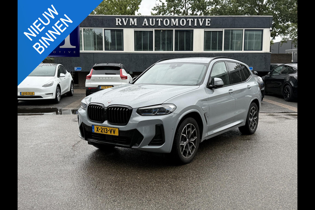 BMW X3 xDrive30e High Executive M SPORT | ELEKTRISCHE TREKHAAK| DEALER ONDERHOUDEN | 360 CAMERA | HEAD UP | LASER LED|  LEDER INCL. STOELVERWARMING | DRIVING ASS.  | RIJKLAARPRIJS incl. 12mnd BOVAG