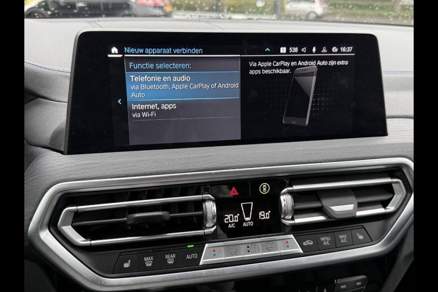 BMW X3 xDrive30e High Executive M SPORT | ELEKTRISCHE TREKHAAK| DEALER ONDERHOUDEN | 360 CAMERA | HEAD UP | LASER LED|  LEDER INCL. STOELVERWARMING | DRIVING ASS.  | RIJKLAARPRIJS incl. 12mnd BOVAG