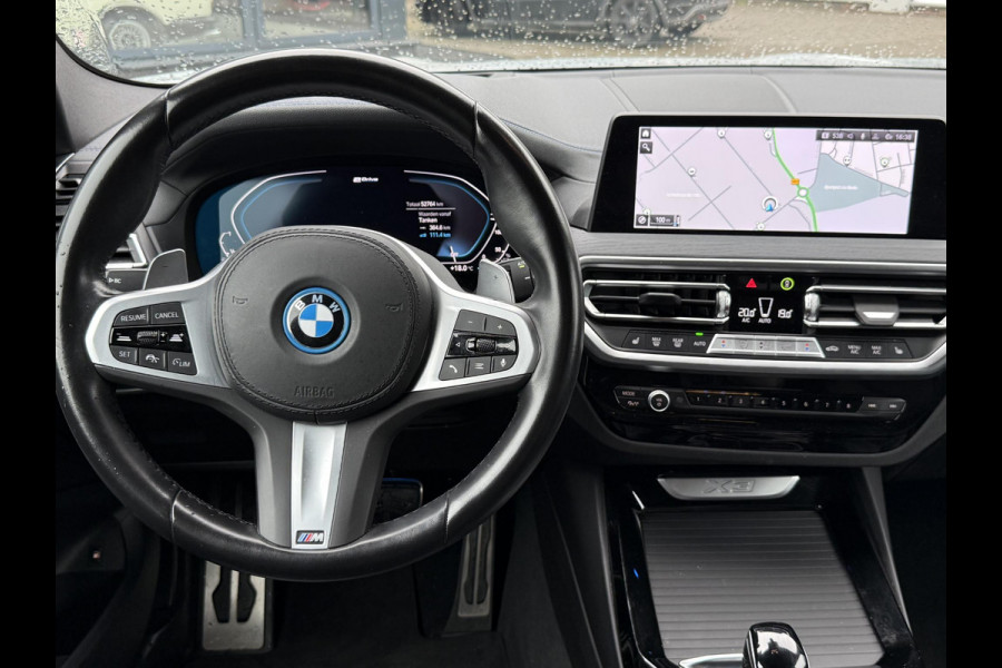 BMW X3 xDrive30e High Executive M SPORT | ELEKTRISCHE TREKHAAK| DEALER ONDERHOUDEN | 360 CAMERA | HEAD UP | LASER LED|  LEDER INCL. STOELVERWARMING | DRIVING ASS.  | RIJKLAARPRIJS incl. 12mnd BOVAG
