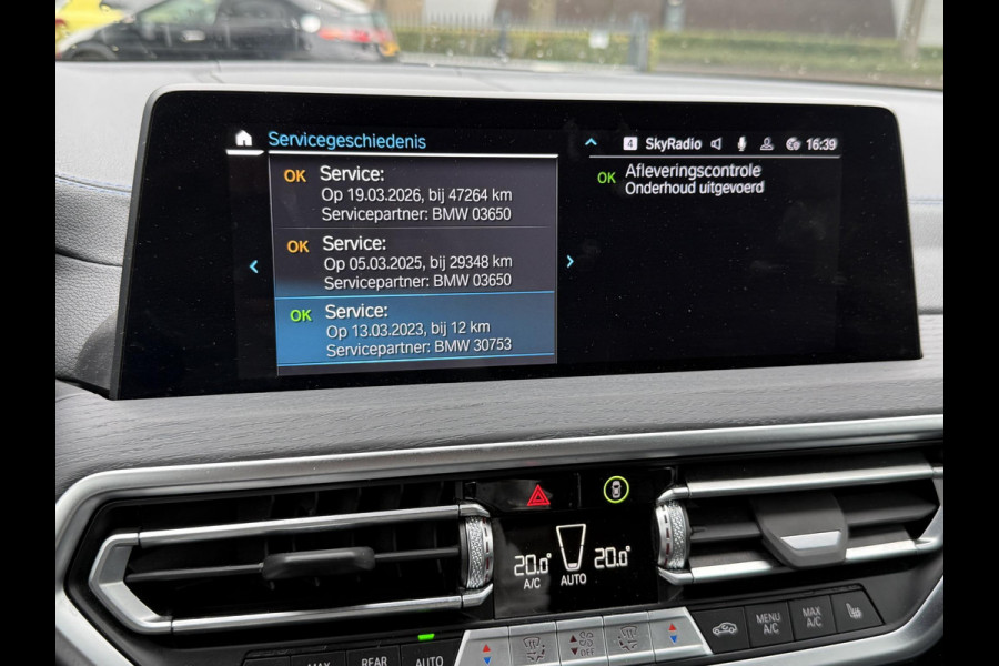 BMW X3 xDrive30e High Executive M SPORT | ELEKTRISCHE TREKHAAK| DEALER ONDERHOUDEN | 360 CAMERA | HEAD UP | LASER LED|  LEDER INCL. STOELVERWARMING | DRIVING ASS.  | RIJKLAARPRIJS incl. 12mnd BOVAG