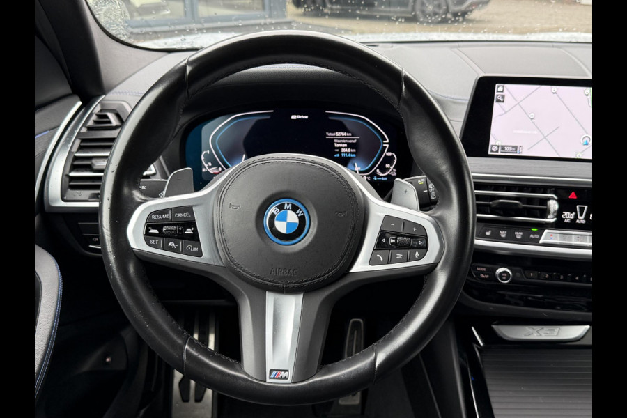 BMW X3 xDrive30e High Executive M SPORT | ELEKTRISCHE TREKHAAK| DEALER ONDERHOUDEN | 360 CAMERA | HEAD UP | LASER LED|  LEDER INCL. STOELVERWARMING | DRIVING ASS.  | RIJKLAARPRIJS incl. 12mnd BOVAG