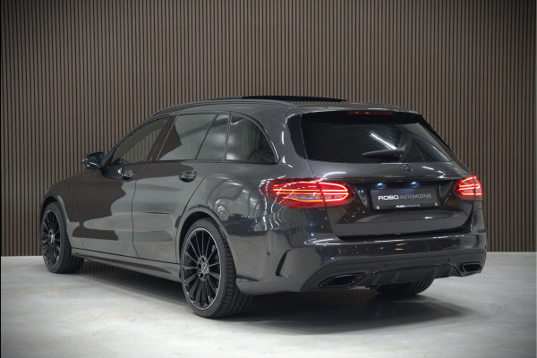 Mercedes-Benz C-Klasse Estate 300 e Business Solution AMG | Panoramadak | Stoelverwarming | 360 Camera | Dodehoekdetectie | Cruise Control | Apple Carplay | Navigatie | Trekhaak | DAB | Ambiance Verlichting | Multibeam | SOH 89,49%