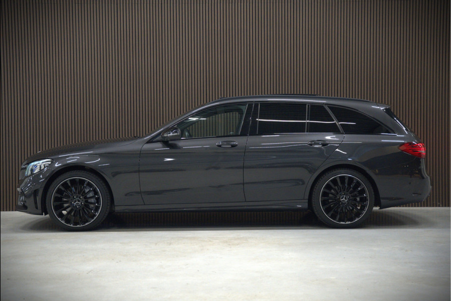 Mercedes-Benz C-Klasse Estate 300 e Business Solution AMG | Panoramadak | Stoelverwarming | 360 Camera | Dodehoekdetectie | Cruise Control | Apple Carplay | Navigatie | Trekhaak | DAB | Ambiance Verlichting | Multibeam | SOH 89,49%