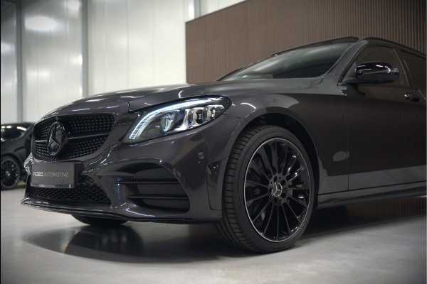 Mercedes-Benz C-Klasse Estate 300 e Business Solution AMG | Panoramadak | Stoelverwarming | 360 Camera | Dodehoekdetectie | Cruise Control | Apple Carplay | Navigatie | Trekhaak | DAB | Ambiance Verlichting | Multibeam | SOH 89,49%