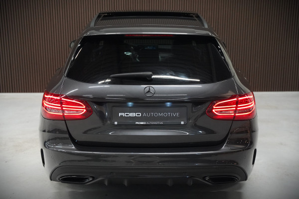 Mercedes-Benz C-Klasse Estate 300 e Business Solution AMG | Panoramadak | Stoelverwarming | 360 Camera | Dodehoekdetectie | Cruise Control | Apple Carplay | Navigatie | Trekhaak | DAB | Ambiance Verlichting | Multibeam | SOH 89,49%