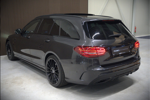 Mercedes-Benz C-Klasse Estate 300 e Business Solution AMG | Panoramadak | Stoelverwarming | 360 Camera | Dodehoekdetectie | Cruise Control | Apple Carplay | Navigatie | Trekhaak | DAB | Ambiance Verlichting | Multibeam | SOH 89,49%