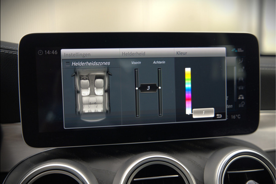 Mercedes-Benz C-Klasse Estate 300 e Business Solution AMG | Panoramadak | Stoelverwarming | 360 Camera | Dodehoekdetectie | Cruise Control | Apple Carplay | Navigatie | Trekhaak | DAB | Ambiance Verlichting | Multibeam | SOH 89,49%