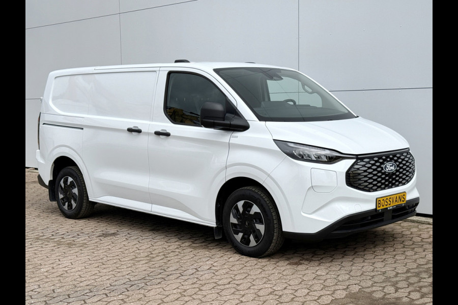 Ford E-Transit Custom 71kWh 136PK Elektrisch L1 344KM WLTP 2300kg Trekvermogen BEV Snelladen LED ACC Camera Carplay Parkeersensoren v+a