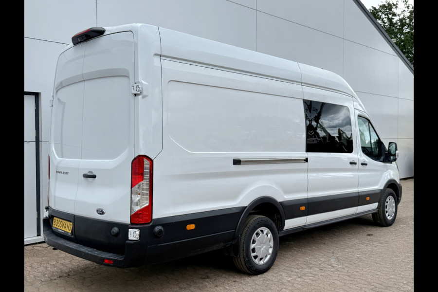 Ford Transit DC 2.0 TDCI 170PK L4H3 Dubbele Cabine 6-Stoelen Airco Cruise Control Camera Parkeersensoren v+a