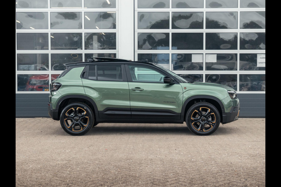 Jeep Avenger 1.2 e-Hybrid 85th Anniversary | Schuif/Kanteldak | Winter Pack | Handsfree Achterklep | Adapt. Cruise | Convenience Pack | Bicolore