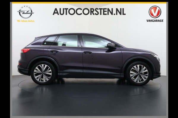 Audi Q4 e-tron 40 82kWh Trekhaak Matrix Led 19" Sportst.+Verwarmd Apple Carplay Android Navi Launch Edition Advanced Ecc Pdc Elek.Achterklep Cruise Control Lmv Isofix DAB 1.000KG Trekgewicht 1e Eigenaar Origineel Nederlandse Auto