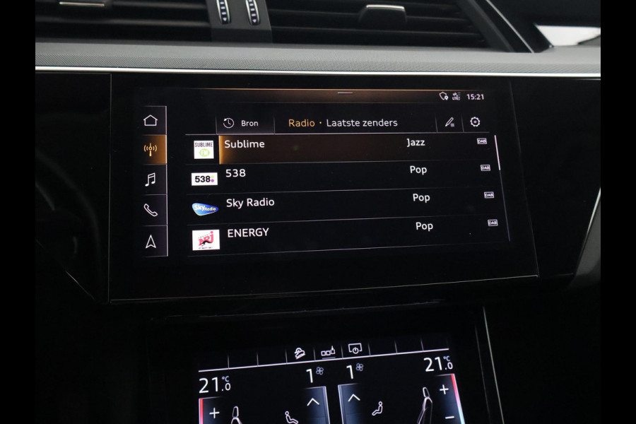 Audi e-tron 55 95 KWH 408 PK + 21 INCH | LEDER | ADAPTIVE CRUISE | LUCHTVERING | CARPLAY | CAMERA