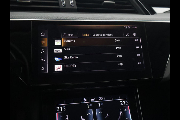 Audi e-tron 55 95 KWH 408 PK + 21 INCH | LEDER | ADAPTIVE CRUISE | LUCHTVERING | CARPLAY | CAMERA