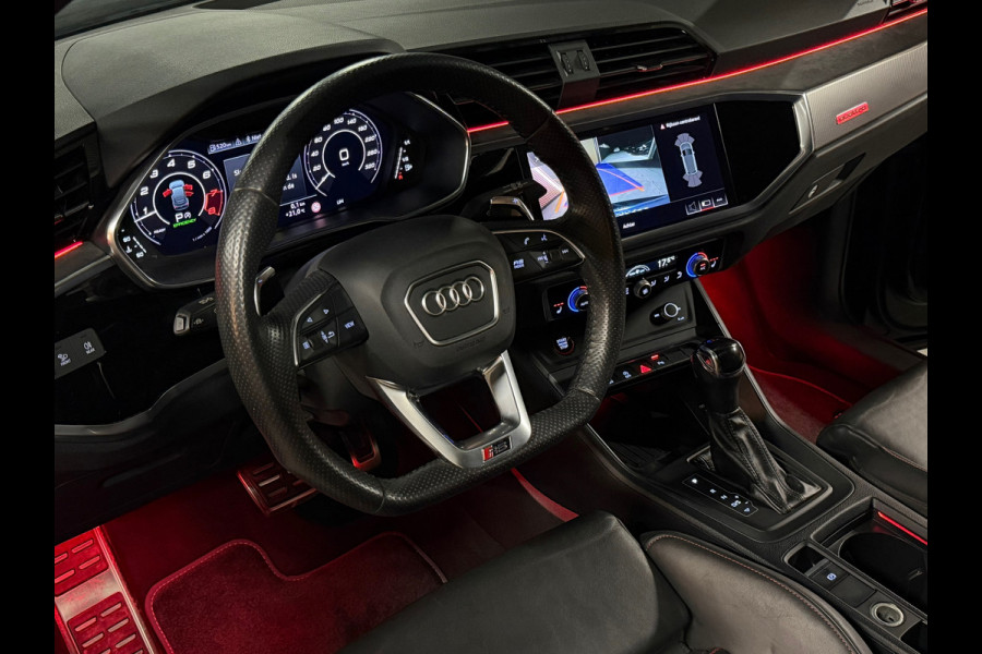 Audi RSQ3 Sportback TFSI |PANO|B&O|MATRIX|KEYLESS|CAMERA|DEALER ONDERHOUDEN|21INCH|NIGHTPAKKET|SFEERVERLICHTING|TREKHAAK|BOMVOL!