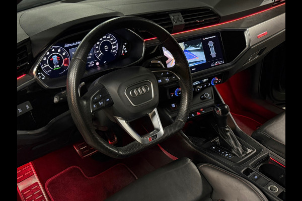 Audi RSQ3 Sportback TFSI |PANO|B&O|MATRIX|KEYLESS|CAMERA|DEALER ONDERHOUDEN|21INCH|NIGHTPAKKET|SFEERVERLICHTING|TREKHAAK|BOMVOL!