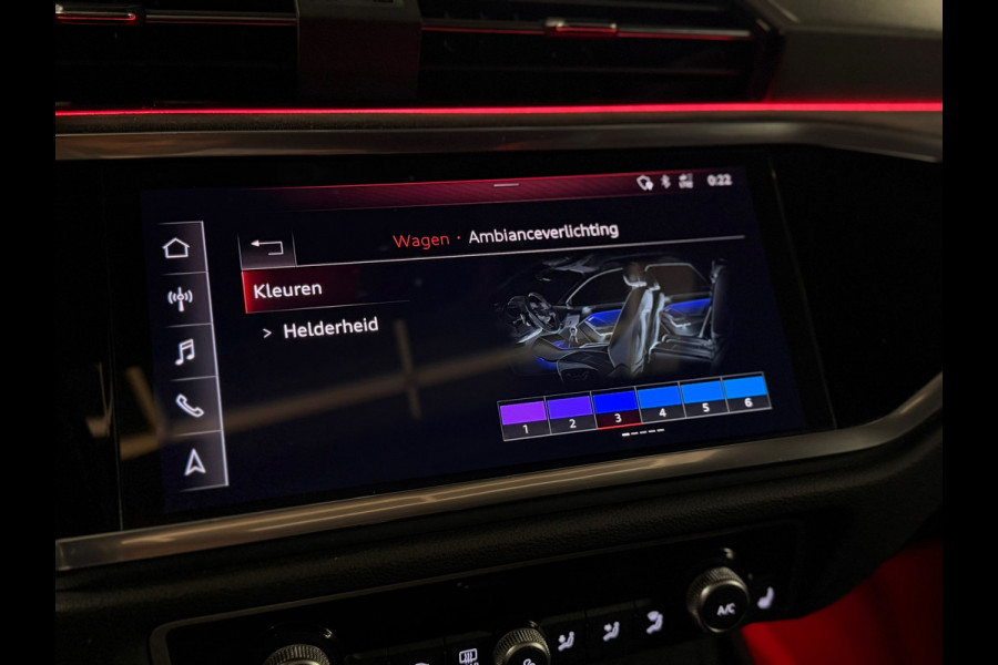 Audi RSQ3 Sportback TFSI |PANO|B&O|MATRIX|KEYLESS|CAMERA|DEALER ONDERHOUDEN|21INCH|NIGHTPAKKET|SFEERVERLICHTING|TREKHAAK|BOMVOL!