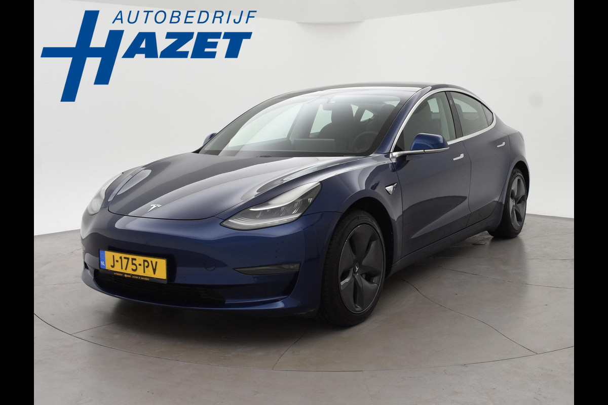 Tesla Model 3 LONG RANGE AWD 75 kWh + TREKHAAK AFNEEMBAAR | PANORAMA | ZWART LEDER | STOELVERW. V+A